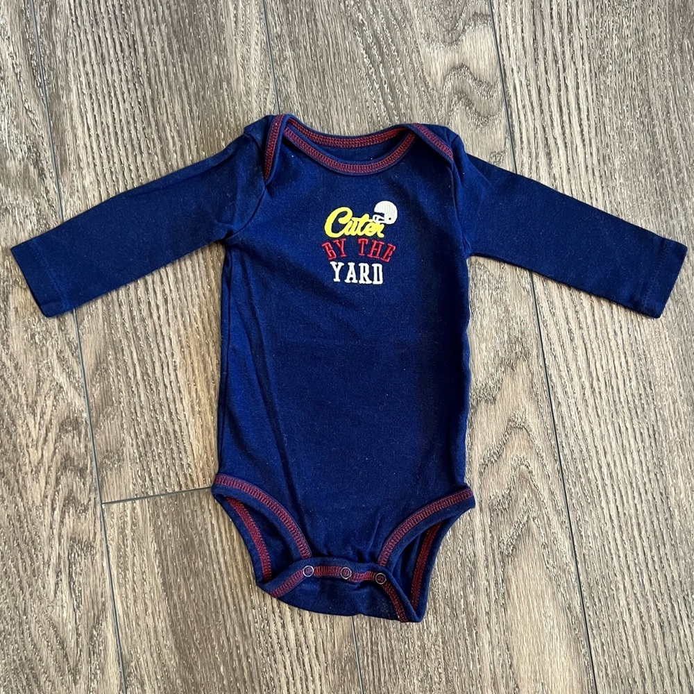 Just One You Carter’s Long Sleeve Cuter by the Yard Onesie Bodysuit - 6m